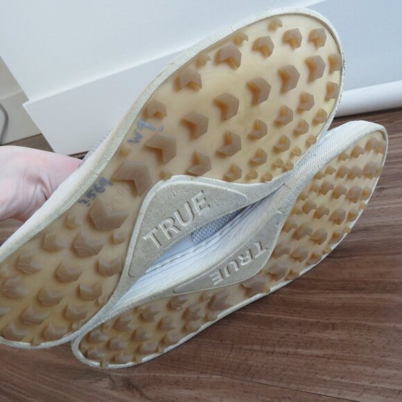 TRUE LINKSWEAR Eco Knit Spikeless Golf Shoes in Stone - Men's Size US 9 - Picture 14 of 15